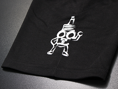 TEIN Monotube T-Shirt Black-White 4